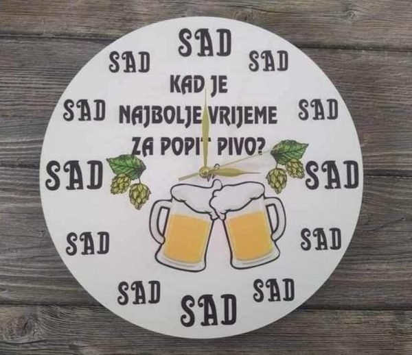 Šaljivi zidni satovi